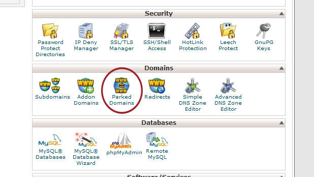 آموزش پارک کردن دامین در هاست لینوکس در cpanel