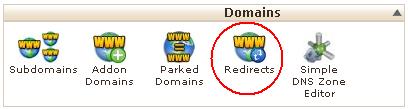 ریدایرکت کردن دامنه در هاست cPanel